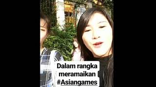[Snapgram Saktia JKT48] Shania, Saktia, dan teman-temannya nyanyi lagu Asian Games 2018