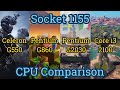 Celeron G550 vs Pentium G860 vs G2030 vs Core i3 2100 = Socket 1155 CPU COMPARISON [Part 2]