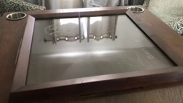 LED dominoes table made with the stepcraft 840