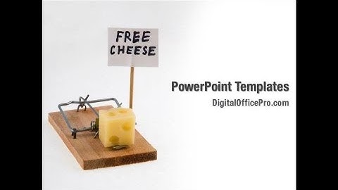 Mouse Traps With Cheese PowerPoint Template Backgrounds - DigitalOfficePro #09127