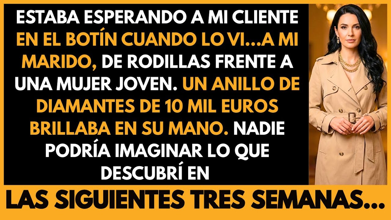 En El Restaurante Botín Vi A Mi Marido De Rodillas. Proponía Matrimonio A Otra. Y Entonces Yo...