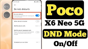 How to enable Do not disturb mode in Poco X6 Neo 5G ||Poco X6 Neo 5G me do not disturb kaise on kare