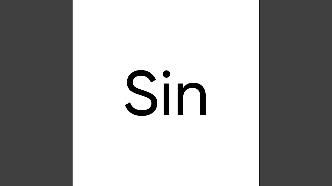 Sin