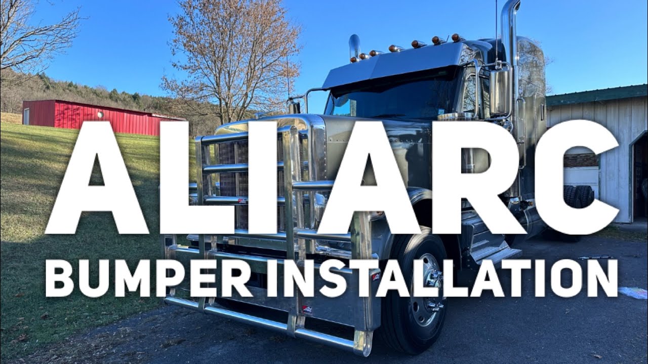 Installing an Ali Arc Locomotive bumper on a 2025 Peterbilt 589. How ...