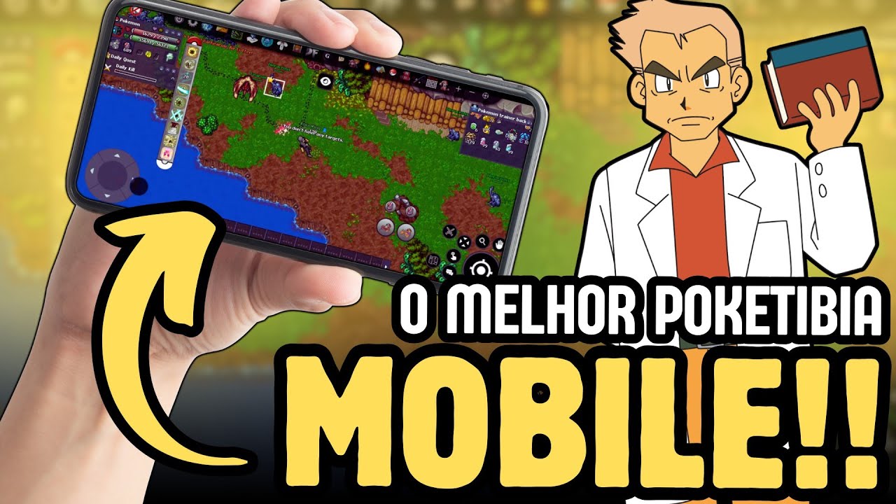 O MELHOR poketibia MOBILE 😍😍 Jogando no CELULAR POKE FRENZY! Poketibia MOBILE E PC 2025!!!