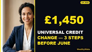 £1,450 Universal Credit Change — 3 Steps Before June