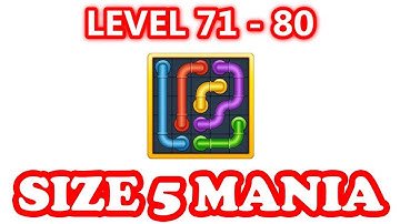 Line Puzzle: Pipe Art - Size 5 Mania Pack Level 71 - 80 - Walkthrough