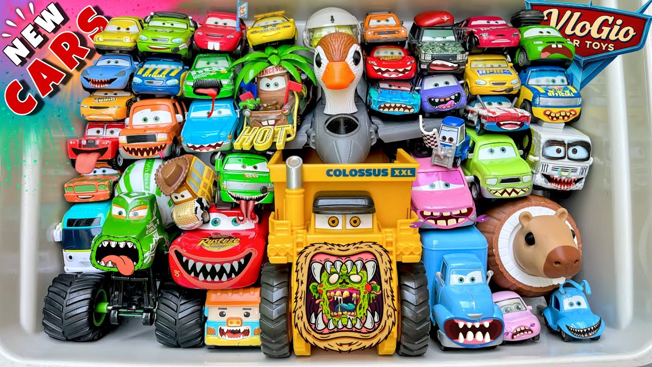 Disney Pixar Cars Unboxing Review | Lightning McQueen, Tow Mater, Doc Hudson, Sally Carrera, Cruz