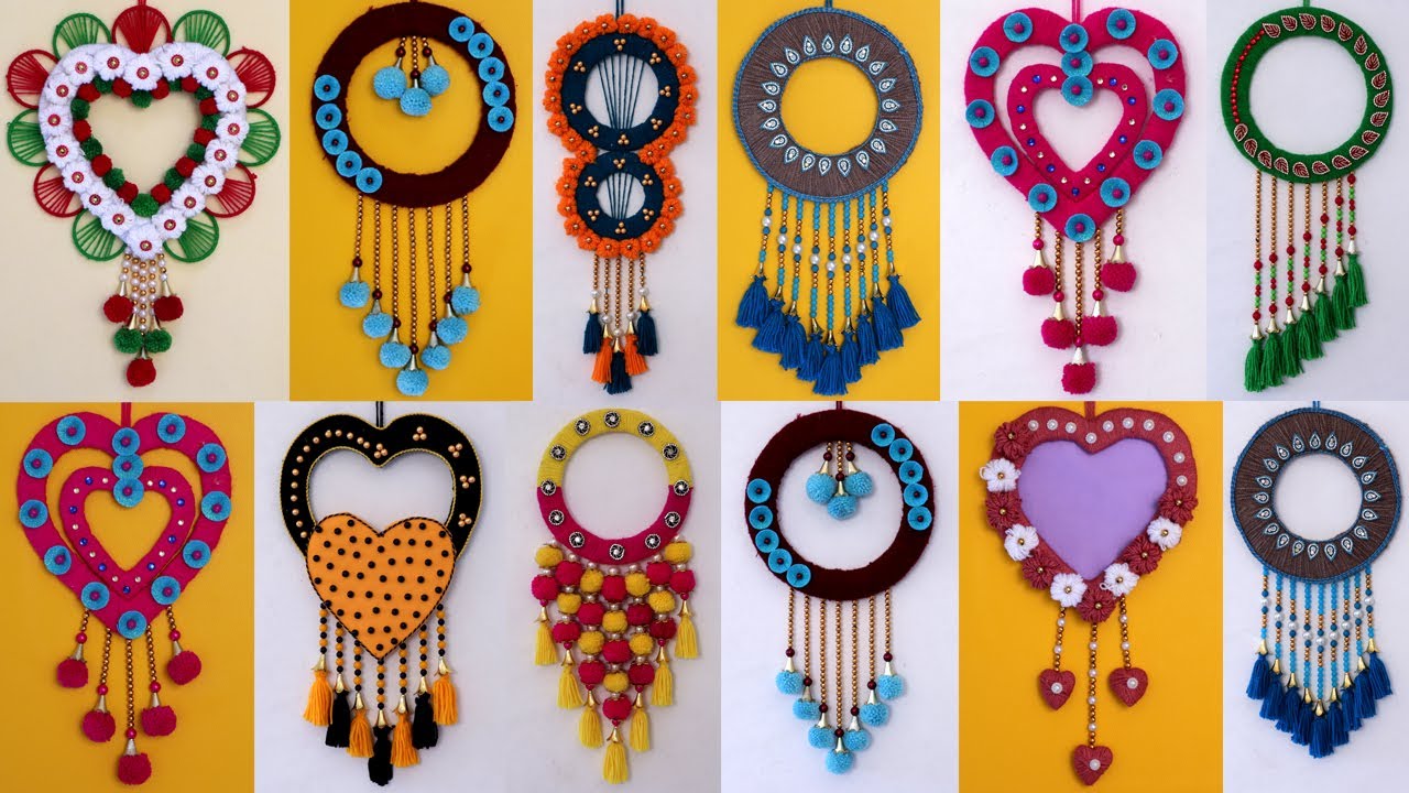 DIY Easy Wall Hanging Idea! 9 DIY Room Decor!! Creative Ideas | Home