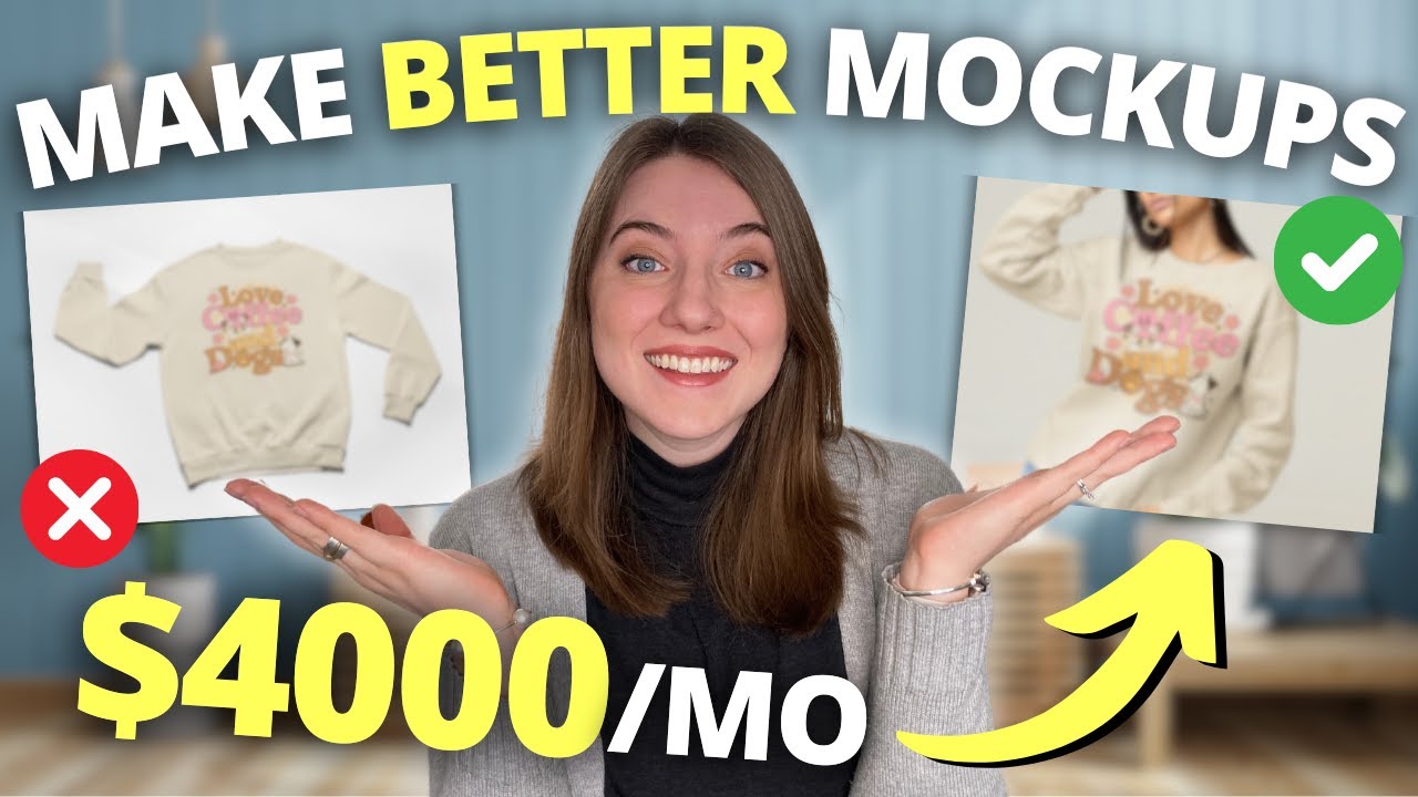 10 SUPER SIMPLE Mockup HACKS to Skyrocket Your Print on Demand Sales - YouTube