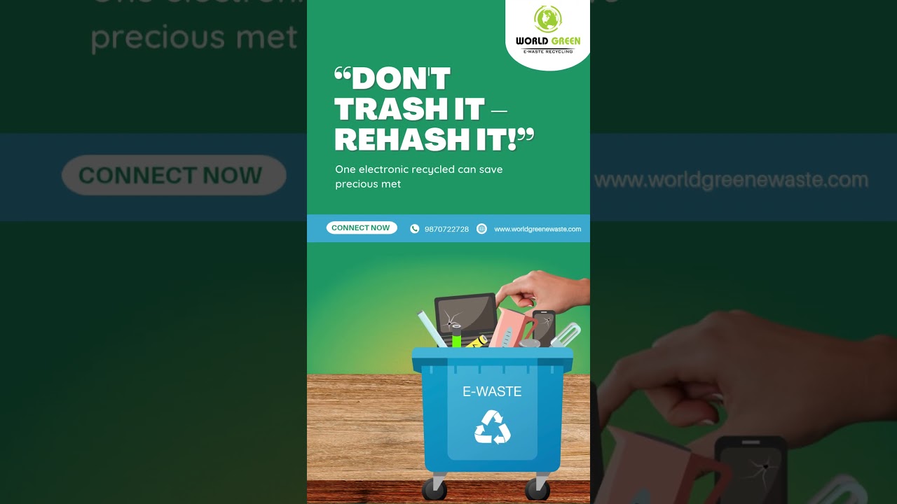 Recycle e-waste 