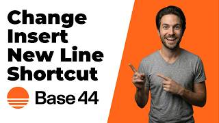 How To Change Insert New Line Shortcut In Base44 [Quick Settings Guide]