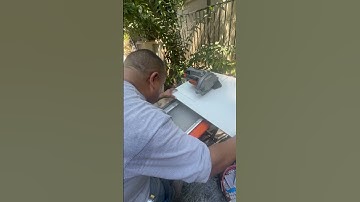 Cutting 24”x48” Tile With Wet Tile Saw #diy #tutorial #tools #construction #howto #tiles #fyp #tiler