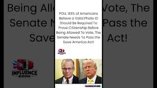 POLL: 83% of Americans Support Voter ID — Senate Must Pass SAVE America Act! 🗳️🇺🇸#viral #shorts