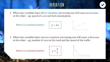 Inverse Variation | HSC Standard 2 Mathematics