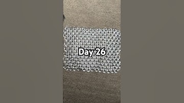 Day 26 of adding soda tabs until I have a full chain mail armor suit