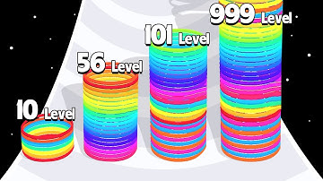 LEVEL UP SLINKY = Slinky Toys 3D + Slinky Hop. ASMR Gameplay