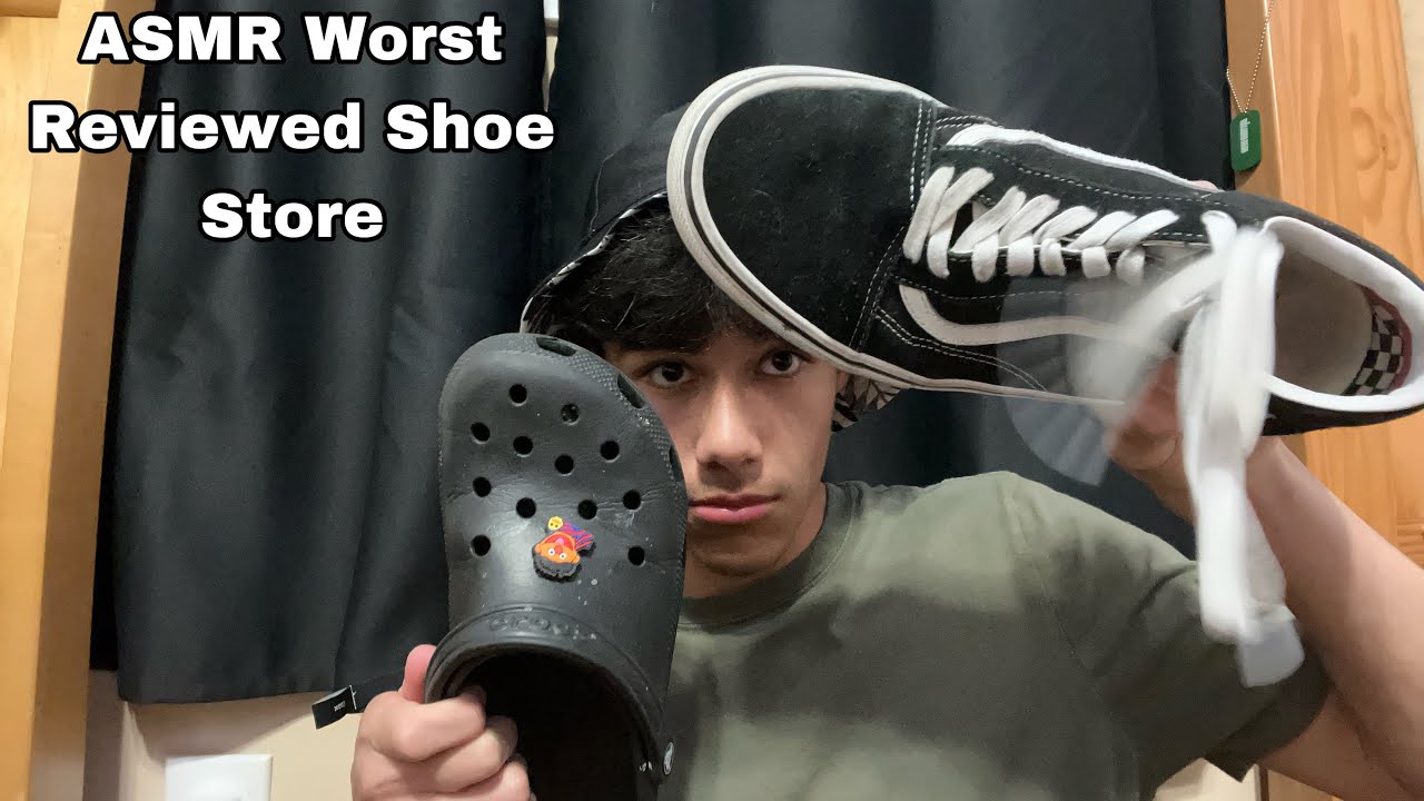 ASMR Worst Reviewed Shoe Store - YouTube