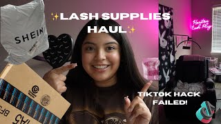 AMAZON SHEIN HAUL LASH TECH EDITION TIPS TRICKS