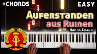 Auferstanden Aus Ruinen  sheets  Piano Tutorial And Cover