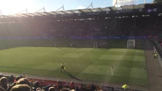 Ross Wallace Equaliser Burnley Vs Leicester 04/10/14 2-2