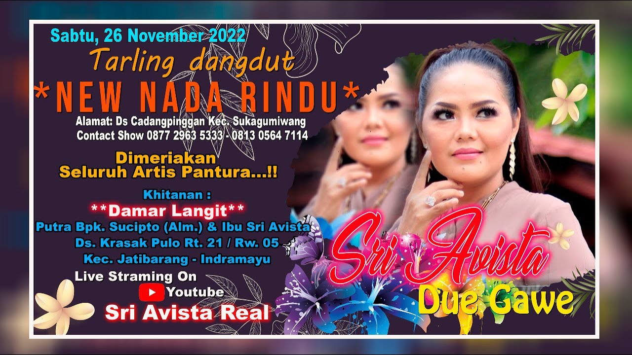 LIVE STREAMING SRI AVISTA DUE GAWE BARENG NEW NADA RINDU KRASAK PULO 26 NOVEMBER 2022