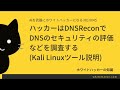 ハッカーはDNSReconでDNSのセキュリティの評価などを調査する(Kali Linuxツール説明)