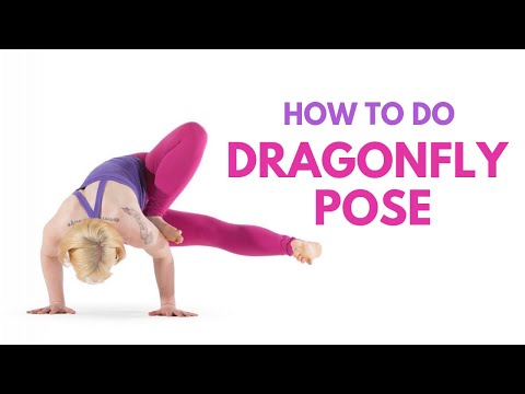 How to Do Dragonfly Pose (Grasshopper Pose)