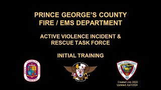 PGFD AVI & RTF Training May 2024 Update