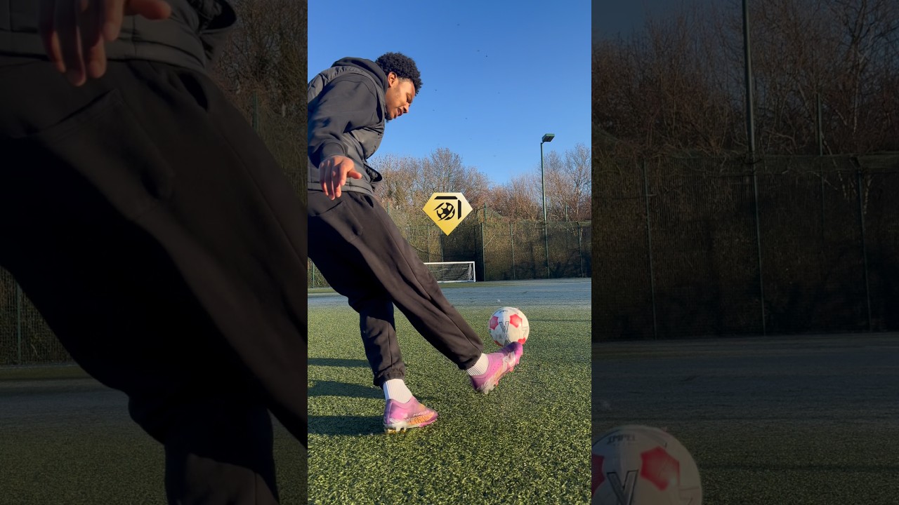 It's about the finesse shot + curl effect‼️ We'll get the goal later🤦🏾‍♂️ 