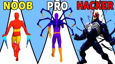 NOOB vs PRO vs HACKER in Hero Verse Run New Game Gameplay All Levels‏‏‏‏‏‏  Android, ios