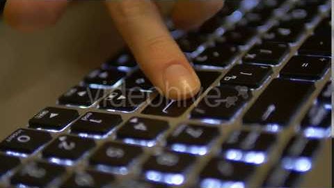 Pushing Enter Button - Stock Footage | VideoHive 15504745