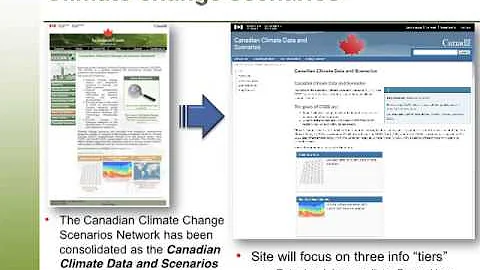 Environment Canada’s Climate Data and Scenarios