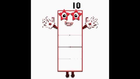 Numberblocks || Ten #numberblocks #ten #sandboxcoloring #pixel #pixelart