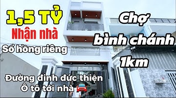 ✅Siêu phẩm mới ra lò cách chợ bình chánh 1km trên trục đường đinh đức thiện DT 4X17M SHR giá 2630 T