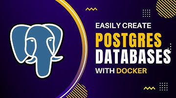 CREATE A POSTGRESQL DATABASE IN 3 MINUTES WITH DOCKER