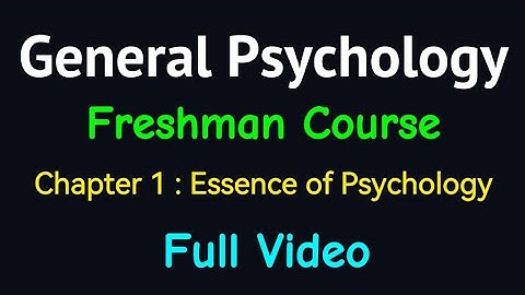 General Psychology FULL COURSE (Amharic) | Ethiopian University Freshman Module