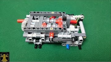 Lego Technic 4 Speed 4WD Sequential Gearbox Building Instructions