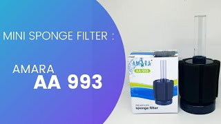 sponge filter amara - AA 933 KHUSUS BUAT TANK/ AQUARIUM KECIL