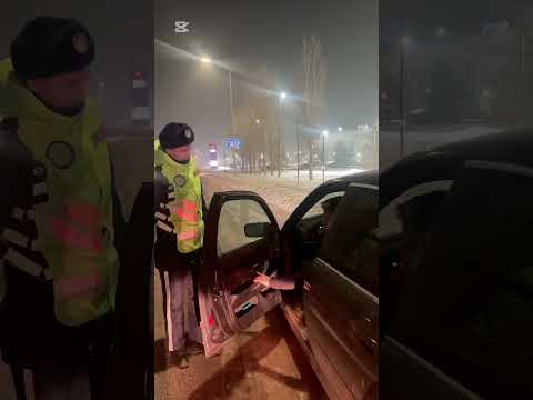 Полиция продолжает борьбу с пьяными водителями и незаконным оборотом товаров в Караганде