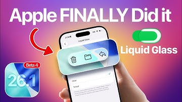 iOS 26.1 Beta 4 - Apple FINALLY Did It (Liquid Glass Update)