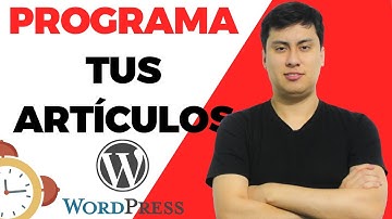 Cómo Programar mis Publicaciones en WordPress 2020