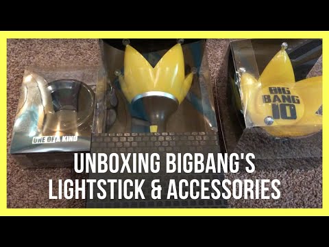 UNBOXING] Bigbang's lightstick (g-dragon's ring, 10 year