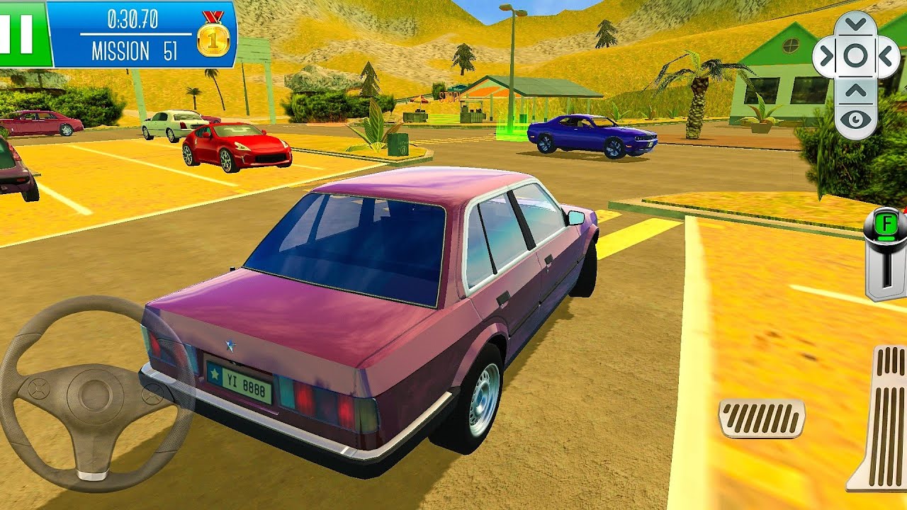 Car Driving On The Mountain Road - Car Parking Game - Android