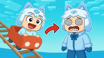 TÔI SUÝT NGẤT SAU KHI CHƠI MAP TÀU LƯỢN SIÊU TỐC NÀY TRONG MINI WORLD | MEOWPEO