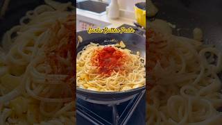 Garlic butter pasta 🍝 is really delicious 😋 and super simple pasta recipe #shorts #cooking #pasta