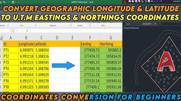 How to Convert Longitude and Latitude to UTM Eastings and Northings || Beginners Guide 2025
