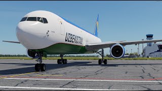 : X-Plane 12! Urgench - Tashkent! FlightFactor Boeing 763! AutoOrtho! ActiveSky Xp12!