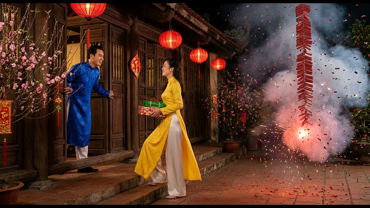 EM ĐẾN THĂM ANH ĐÊM GIAO THỪA, LỜI : HUU PHUOC