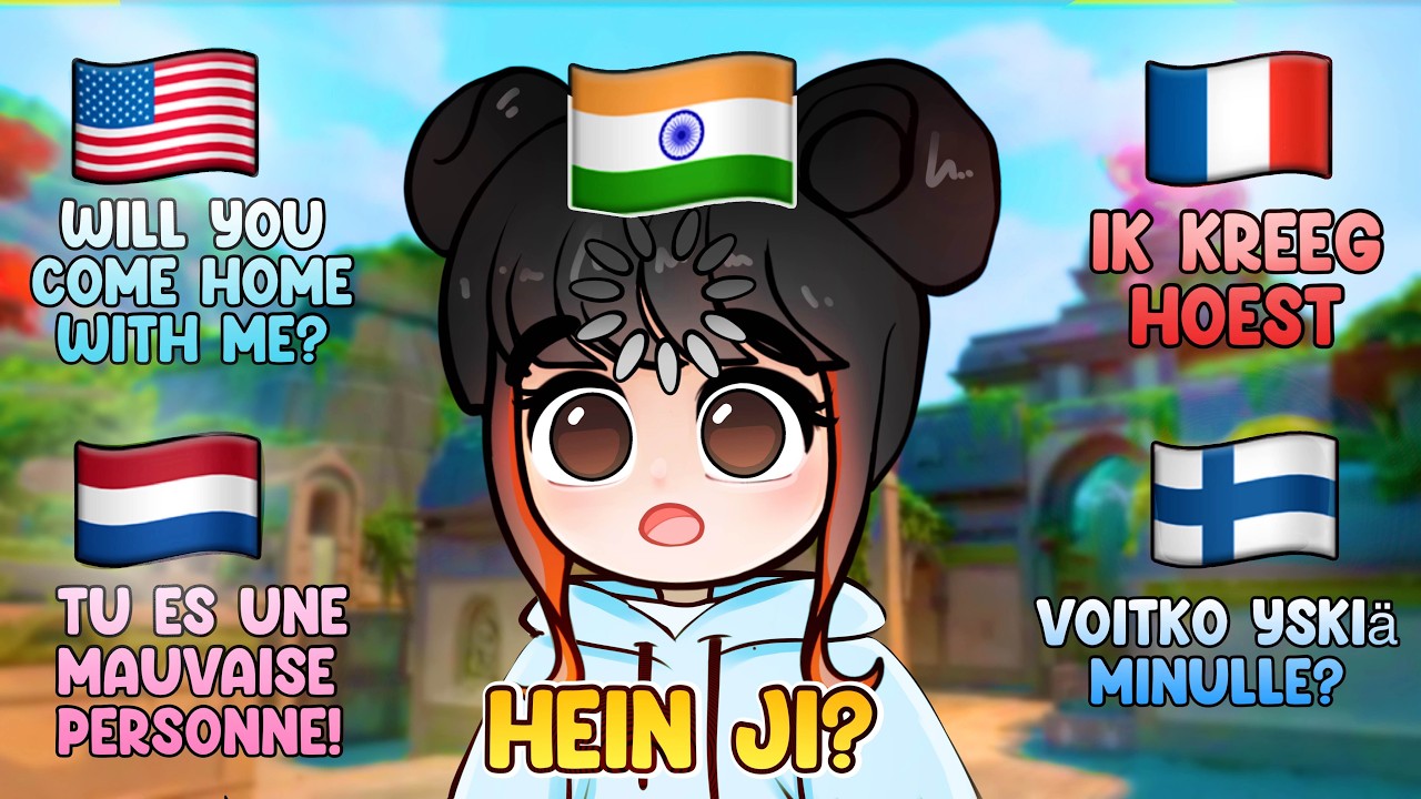 VALORANT PLAYERS COMM IN FIVE DIFFERENT LANGUAGES (so chaotic)